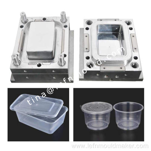 PP Round Food Container Mould, Plastic Injection Molds